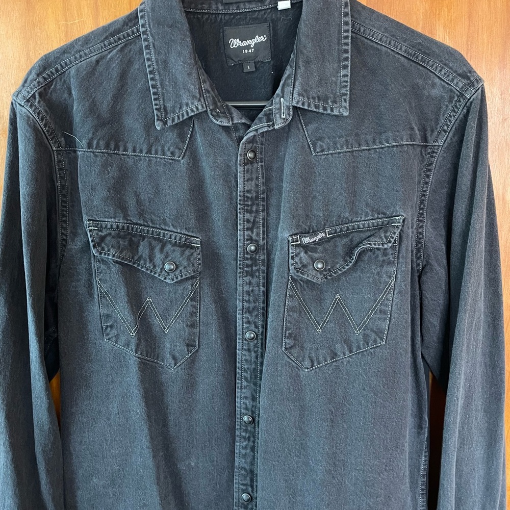 Wrangler 1947 pearl snap longsleeve
